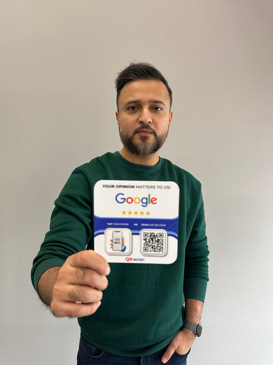 1 x QR NOW! - Get your Google Reviews